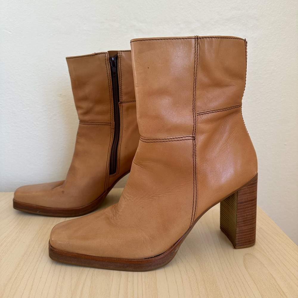 Candie’s Vintage Leather Boots Made in Brazil
